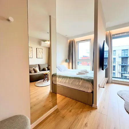 Komfortowy Przy Plazy Z Klimatyzacja I Parkingiem Apartmán Gdaňsk