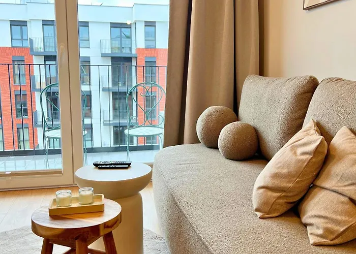 Komfortowy Przy Plazy Z Klimatyzacja I Parkingiem