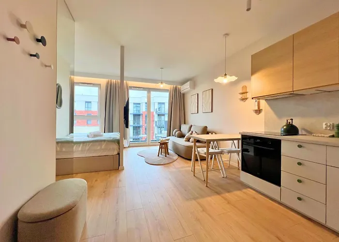 Apartamento Komfortowy Przy Plazy Z Klimatyzacja I Parkingiem