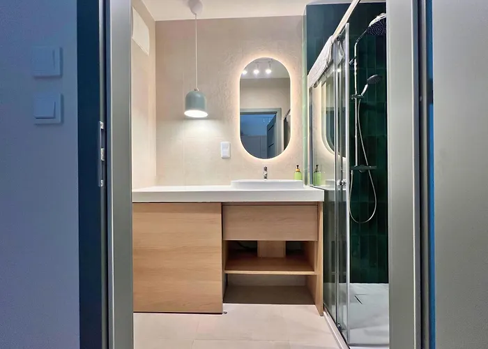 Komfortowy Przy Plazy Z Klimatyzacja I Parkingiem Apartamento