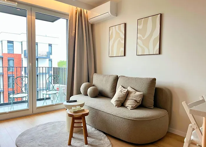 Komfortowy Przy Plazy Z Klimatyzacja I Parkingiem